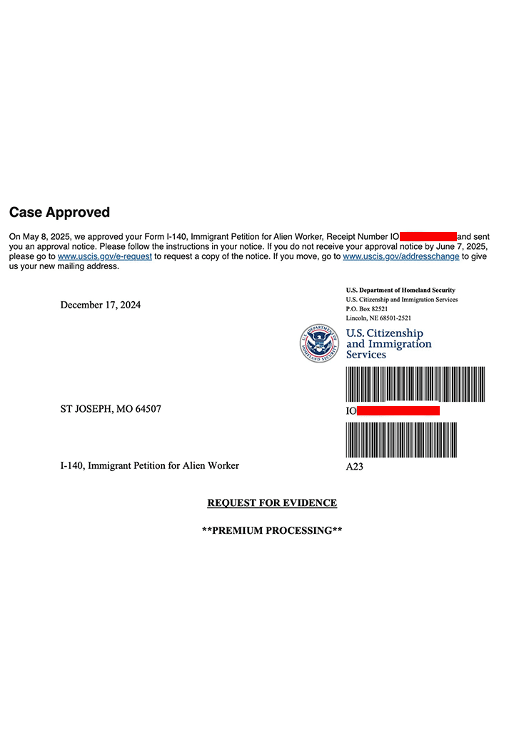 I-140 Petition Timeline - October 2024