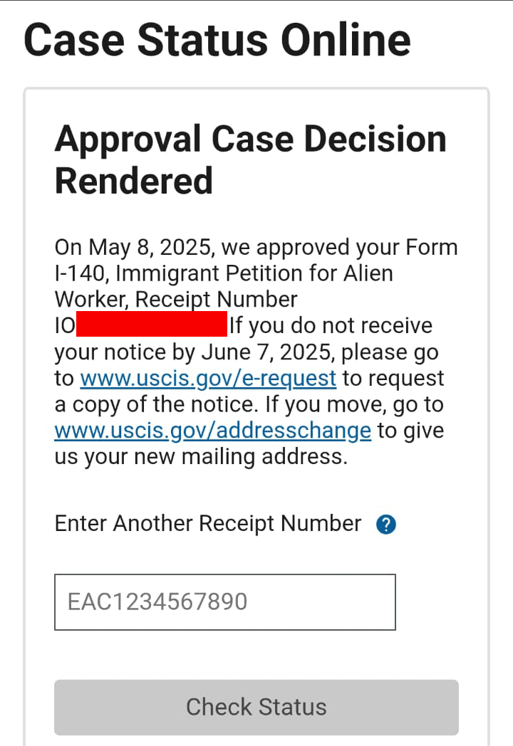 Case Approved - June 2025